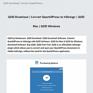 Convert Quark to Indesign - Q2Id V4