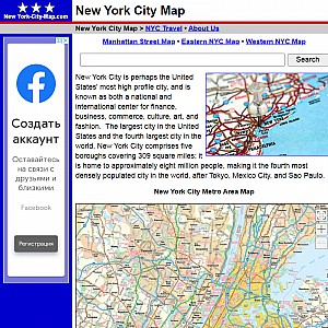 York Are the Focus of This New York City Map