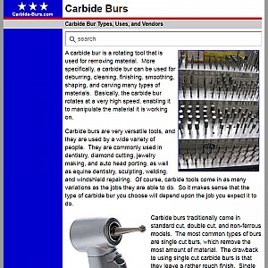 Carbide Burs