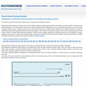 Routing Numbers