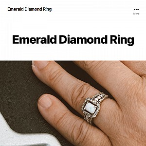 Emerald Diamond Ring