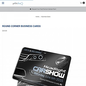 Round Corner Business Cards