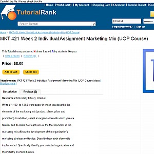 421 Week Individual Assignment