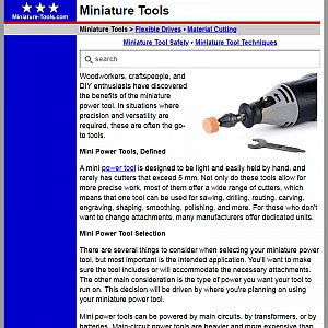 Miniature Tool