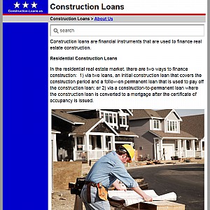 Types of Construction Loans